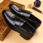 Men’s British Style Casual Loafers – Luxury Designer Low Heel Shoes - Image 3