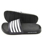 Men's Blue Black Slide Sandals Non-Slip - Image 4