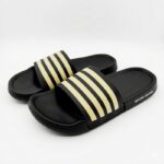 Men's Yellow Black Slide Sandals Non-Slip Size - Image 2
