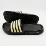 Men's Yellow Black Slide Sandals Non-Slip Size - Image 5